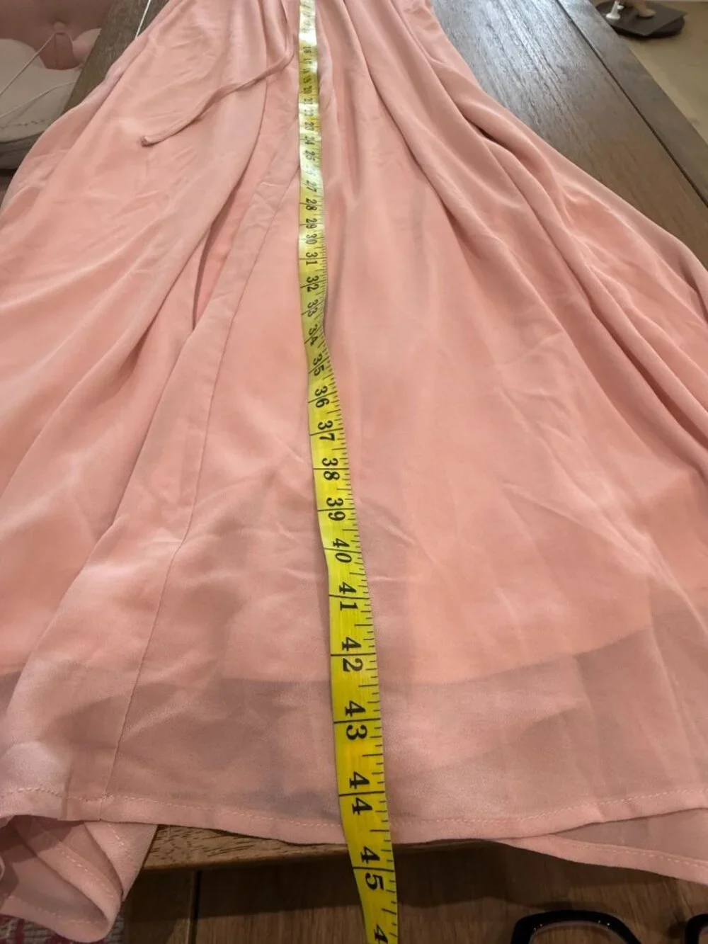 NWT Tobi Blush Pink Deep V-Neck Long Sleeve Maxi Dress - Size XS